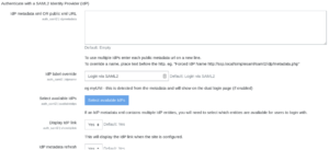 Moodle-SAML2-settings