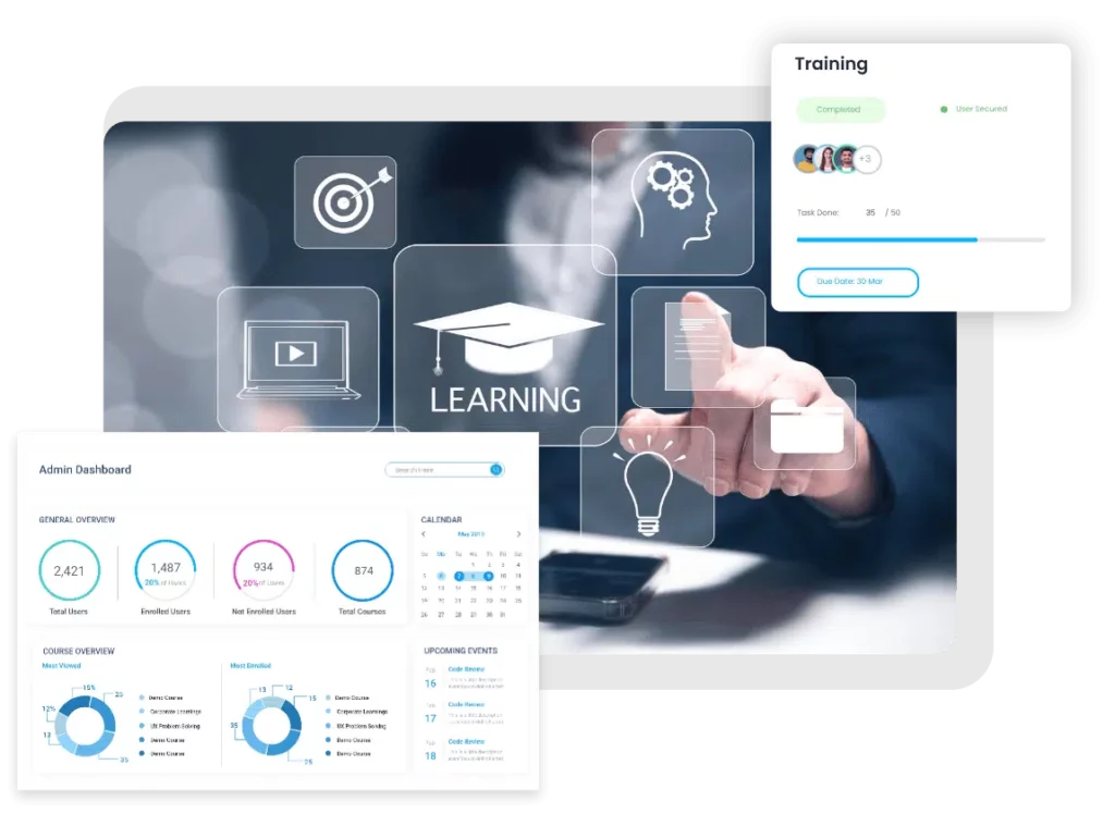 Moodle dashboard for Australian education providers