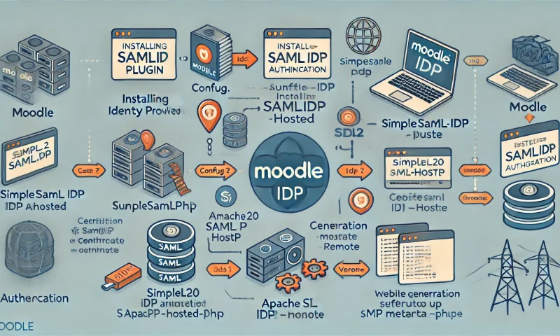 User logging into Moodle with Single Sign-On (SSO) authentication