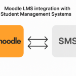 Moodle LMS integration with Student Management Systems diagram