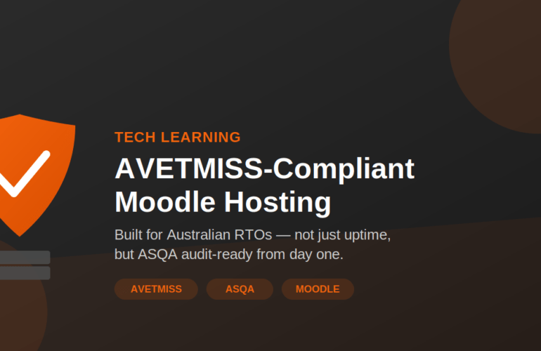 AVETMISS compliant Moodle hosting for Australian RTOs by TechLearning